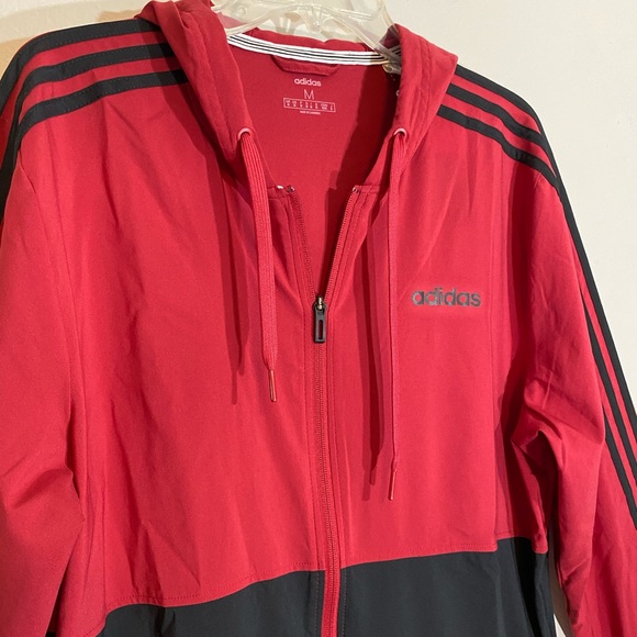 Adidas Track Jacket Windbreaker Hoodie Colorblock - Picture 5 of 12